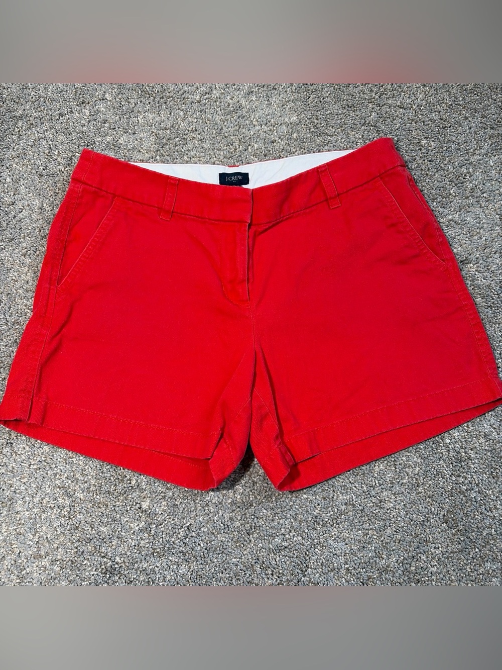 J. Crew Red Women’s Chino Shorts